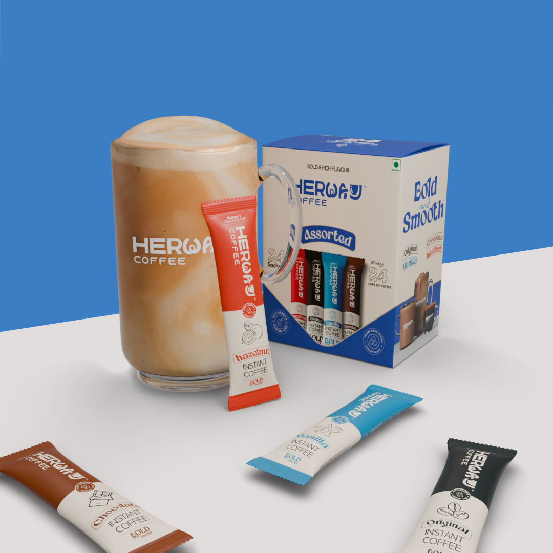 Assorted Instant Coffee Sachets -48 Sachets | 96 grams