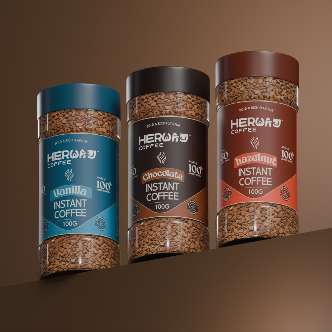 Premium Freeze Dried Coffee Jars