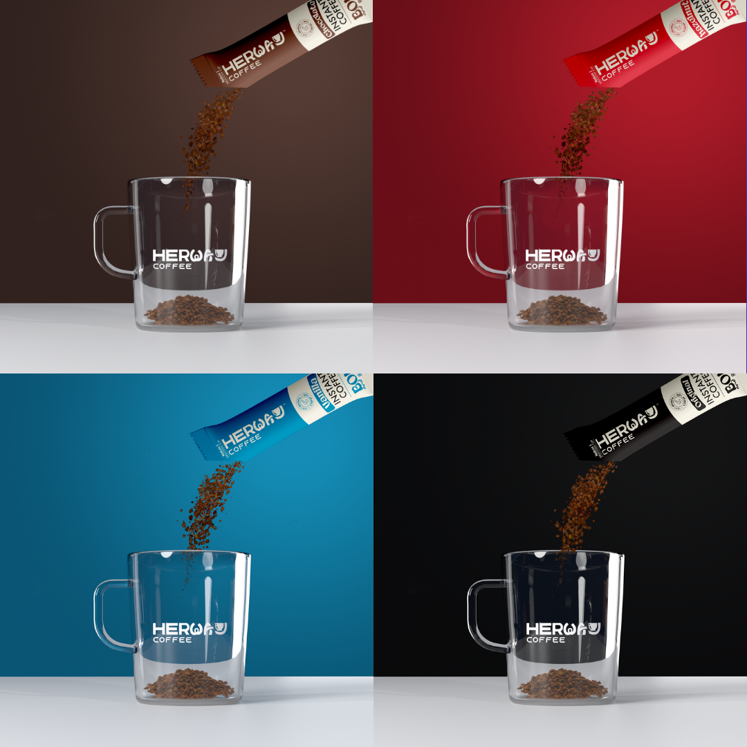 Assorted Instant Coffee Sachets -48 Sachets | 96 grams