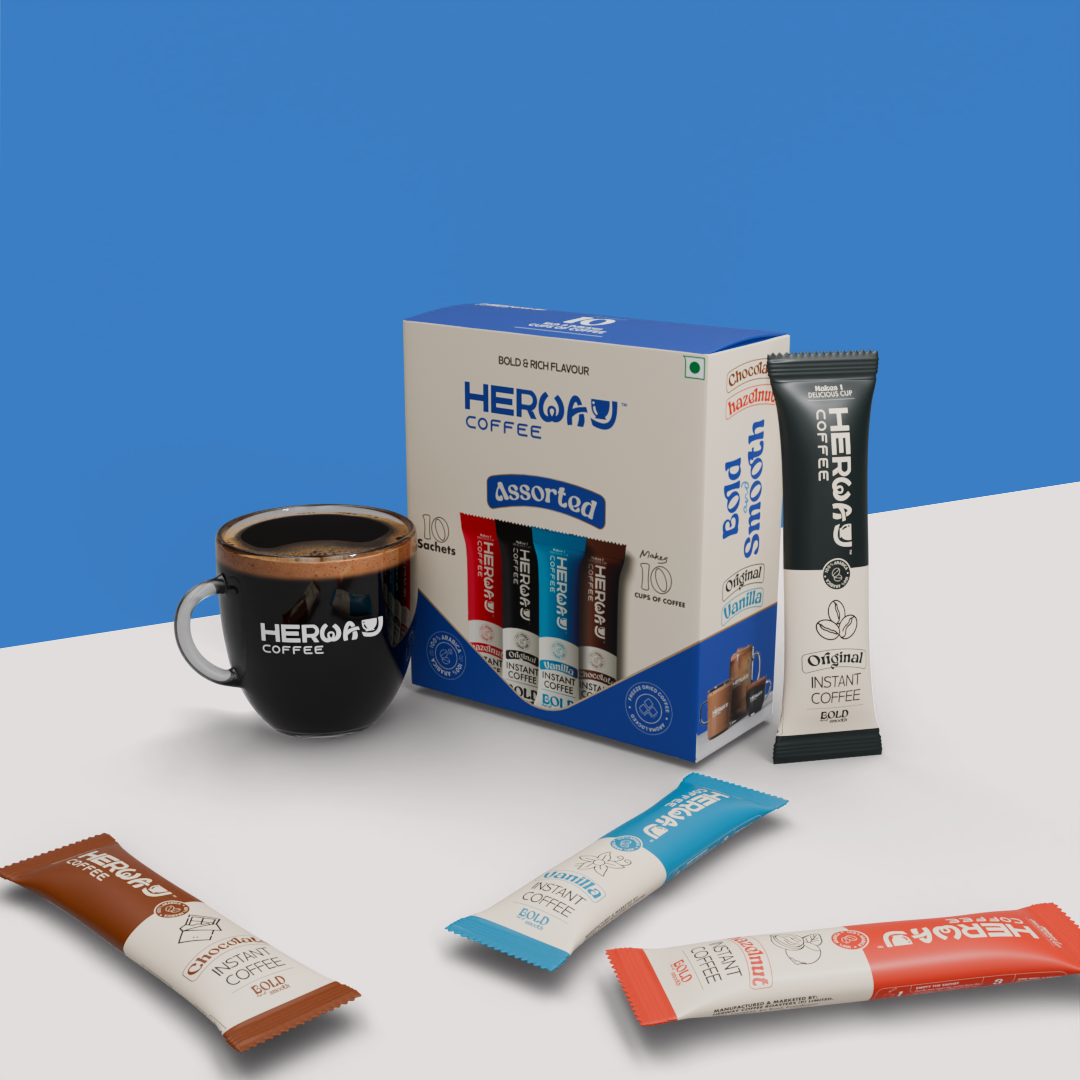 Assorted Instant Coffee Sachets -48 Sachets | 96 grams