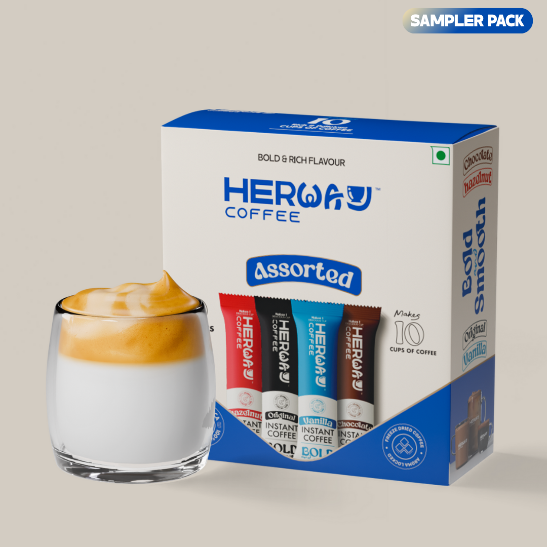 Assorted Instant Coffee Sachets -10 Sachets | 20 grams